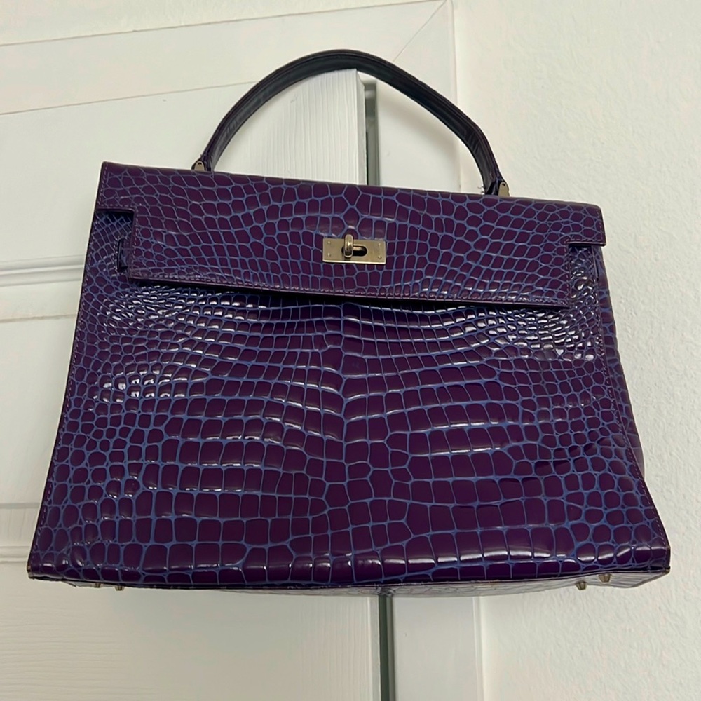 Italian Piero Acutis Ligator Purse
